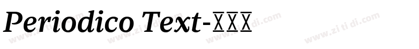 Periodico Text字体转换